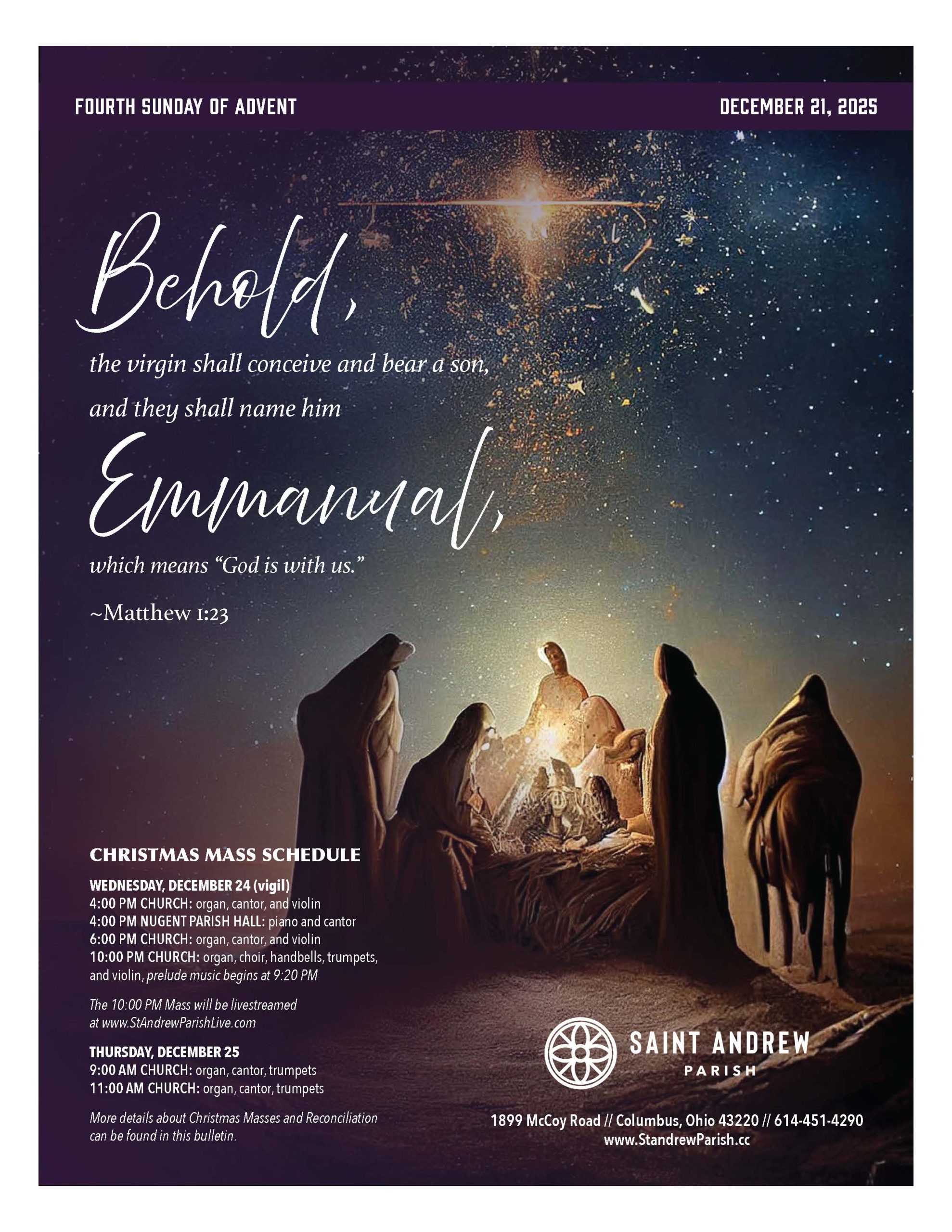 Andrew, Columbus 12-21 cover only